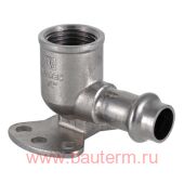 Фитинг из нержавеющей стали – пресс-водорозетка 15 мм х 1-2, VALTEC