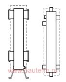 Гидравлический разделитель WH 40 , 3.5 м.куб.ч., VAILLANT