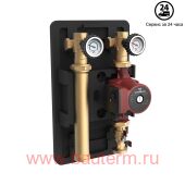 Группа быстрого монтажа - насосный узел прямой HEATMIX D25 UPS 80 GRUNDFOS