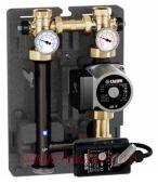 Группа с 3-х ходовым клапаном, насосом и сервоприводом AlPHA 2L, правое исп-ние, 1" Caleffi