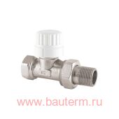 Клапан радиатора термостат. прямой с преднастройкой ProFactor 1/2" (10/100)