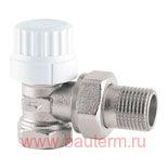 Клапан радиатора термостат. угловой с преднастройкой ProFactor 1/2" (10/100)