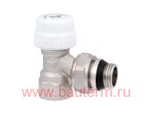 Клапан радиатора термостат. угловой с уплотнением ProFactor 1/2" (10/100)