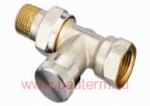 Клапан запорно-присоединительный RLV 15 прямой ник., Danfoss