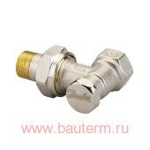 Клапан запорно-присоединительный RLV-S 1/2" угловой ник. (по запросу), Danfoss