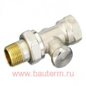 Клапан запорно-присоединительный RLV-S 3/4" прямой ник., Danfoss