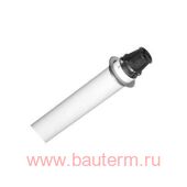 Коаксиальная труба ППР с наконечником ,для конденс Ду 80/125 мм длина 1000 мм BAXI