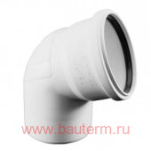 Колено - отвод 110/87 бесшумная канализация SKВ OSTENDORF