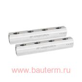 Коллектор двусторонний никелированный ProFactor г/г 1" х 1/2"г (3) (1/50)
