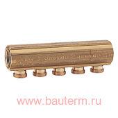 Коллектор с отводами с наружной резьбой 1" x 18 /8 БАЗА 18 ММ GIACOMINI