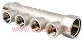 Коллектор внут.рез. 4вых.1"х1/2" VALTEC