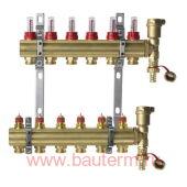 Комплект коллекторов FHF 6+6 c расходомерами, Danfoss