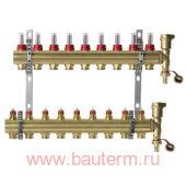 Комплект коллекторов FHF 9+9 c расходомерами, Danfoss
