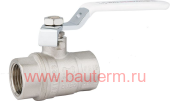 Кран шаровой PF STANDARD г/г/р 1/2" Вн-Вн с белой ручкой, ProFactor