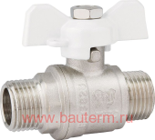 Кран шаровой PF STANDARD ш/ш/б 1/2" Нар-Нар с бабочкой, ProFactor