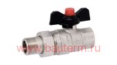 Кран шаровой с полусгоном (с американкой) PF STRONG г/ш/б 1/2" (8/80), ProFactor