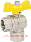 Кран шаровой угловой для газа PF GAS г/г/б 1/2" (10/100), ProFactor