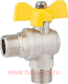 Кран шаровой угловой для газа PF GAS ш/ш/б 1/2" (10/100), ProFactor