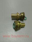 Муфта с накидной гайкой 16 -G 1/2 MX латунь RAUTITAN РЕХАУ