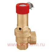 Предохранительный клапан 1 1/4" х 1 1/2" вн 6 Бар EST, CALEFFI