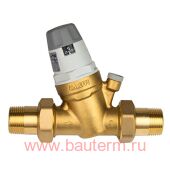 Редуктор давления с блочным картриджем 25 атм бронз. 1/2", с манометром CALEFFI