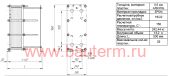 Теплообменник пластинчатый разборный (скоростник) 280 кВт (80/60 С) ду 65 Ридан, Danfoss